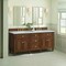 James Martin Vanities 72''Double Vanity, Mid-Century Walnut w/ 3 CM Eternal Jasmine Pearl Quartz Top 424-V72-WLT-3EJP - alternate 3